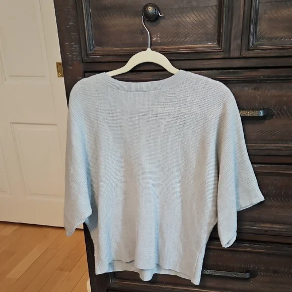 Jones New York Light Gray Knit Sweater - Picture 4 of 4